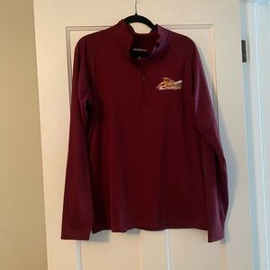 Sport-Tek Burgundy Half-Zip Pullover
